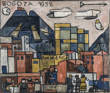 Paisaje de Bogotá, 1958.